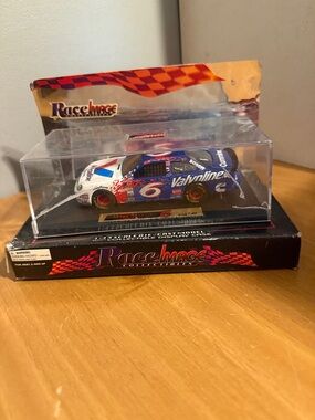 Valvoline #6 Die-Cast Race Car in Blue, White & Red